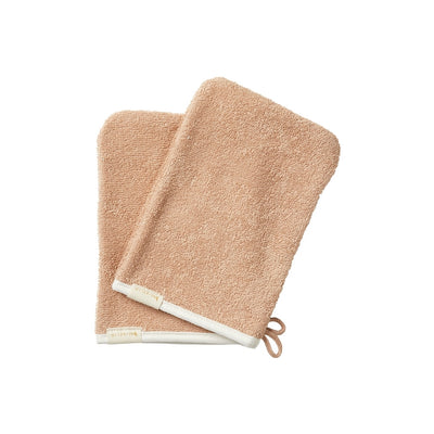 Fabelab Bath Mitts - 2 pack Bathrobes & Towels Old Rose