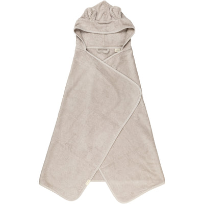 Fabelab Hooded Junior Towel - Bear - Beige Bathrobes & Towels Beige