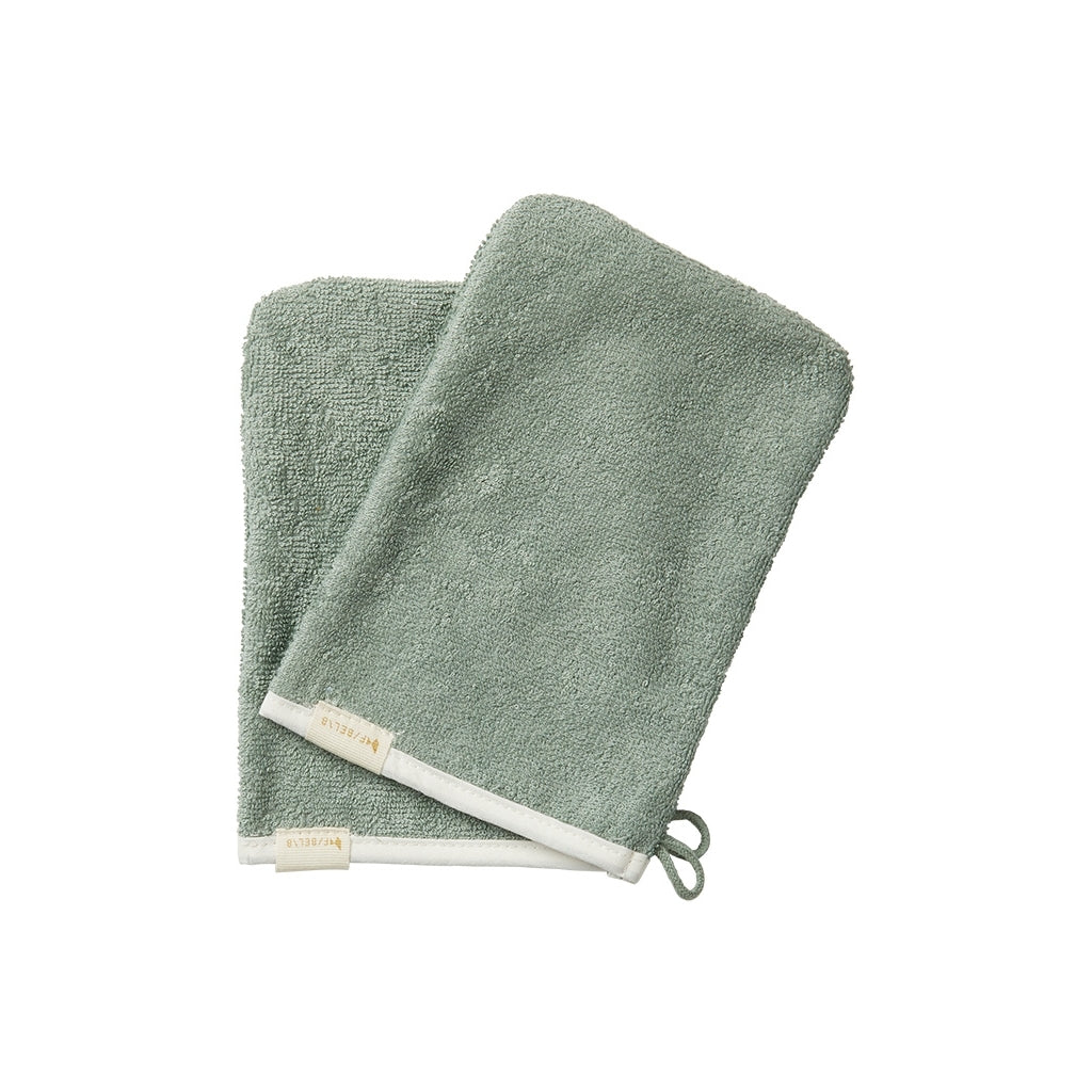 Fabelab Bath Mitts - 2 pack Bathrobes & Towels Eucalyptus