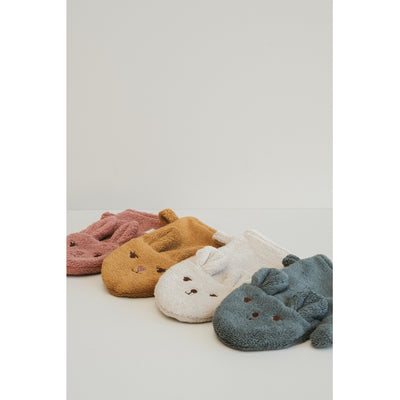 Fabelab Bath Mitts - 2 pack - Bear and Bunny Bathrobes & Towels