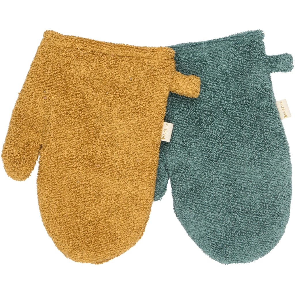Fabelab Bath Mitts - 2 pack - Bear and Bunny Bathrobes & Towels Wood Thrush