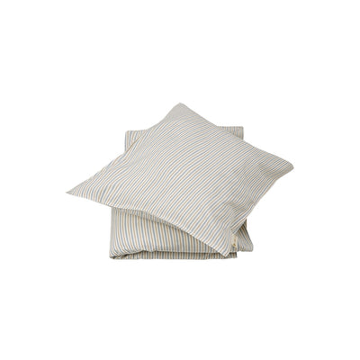 Fabelab Bedding Junior - Cottage Blue Stripes Bedding Cottage blue/natural/caramel stripes