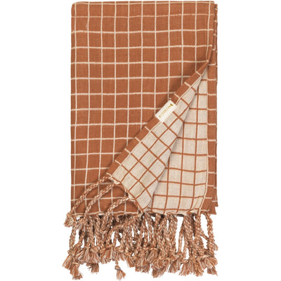 Fabelab Blanket - Grid Blankets Cinnamon