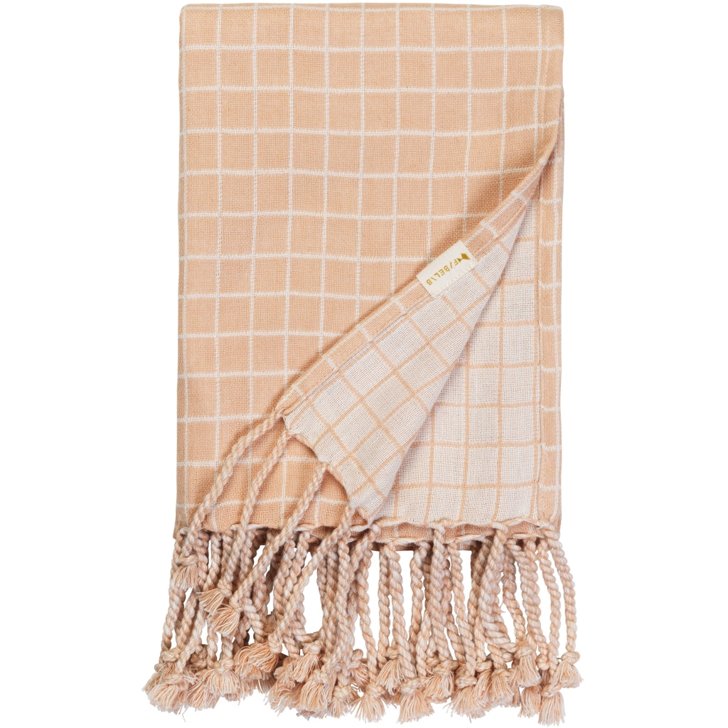 Fabelab Blanket - Grid Blankets Dusty Rose