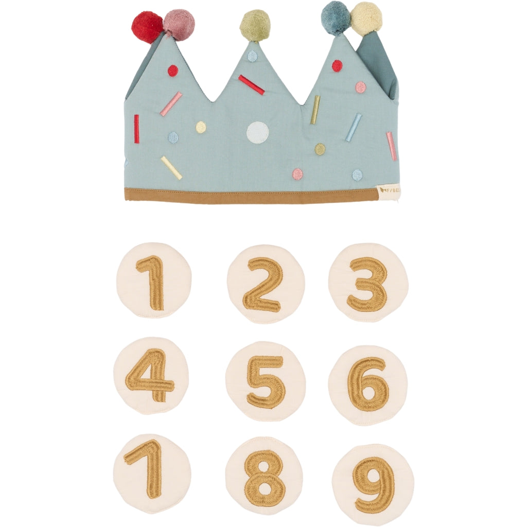 Fabelab Celebration Crown Blue Mix - Birthday Birthday Slate
