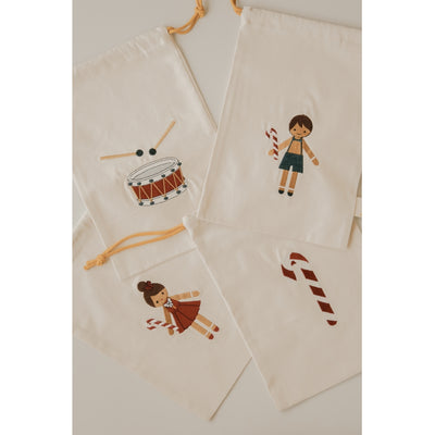 Fabelab Christmas Gift Bags - Candy Cane Bags & Backpacks Seedpearl EMB