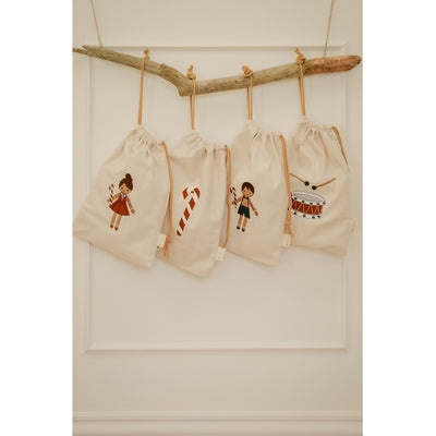 Fabelab Christmas Gift Bags - Gingerbread Boy Bags & Backpacks Seedpearl EMB