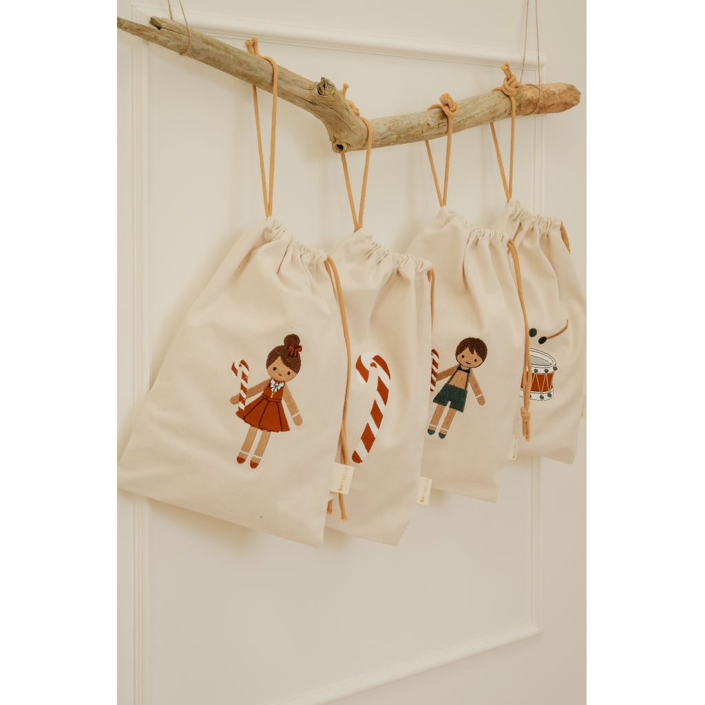 Fabelab Christmas Gift Bags - Gingerbread Girl Bags & Backpacks Seedpearl EMB