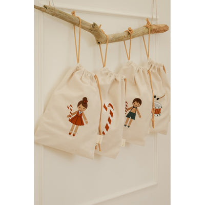 Fabelab Christmas Gift Bags - Gingerbread Girl Bags & Backpacks Seedpearl EMB
