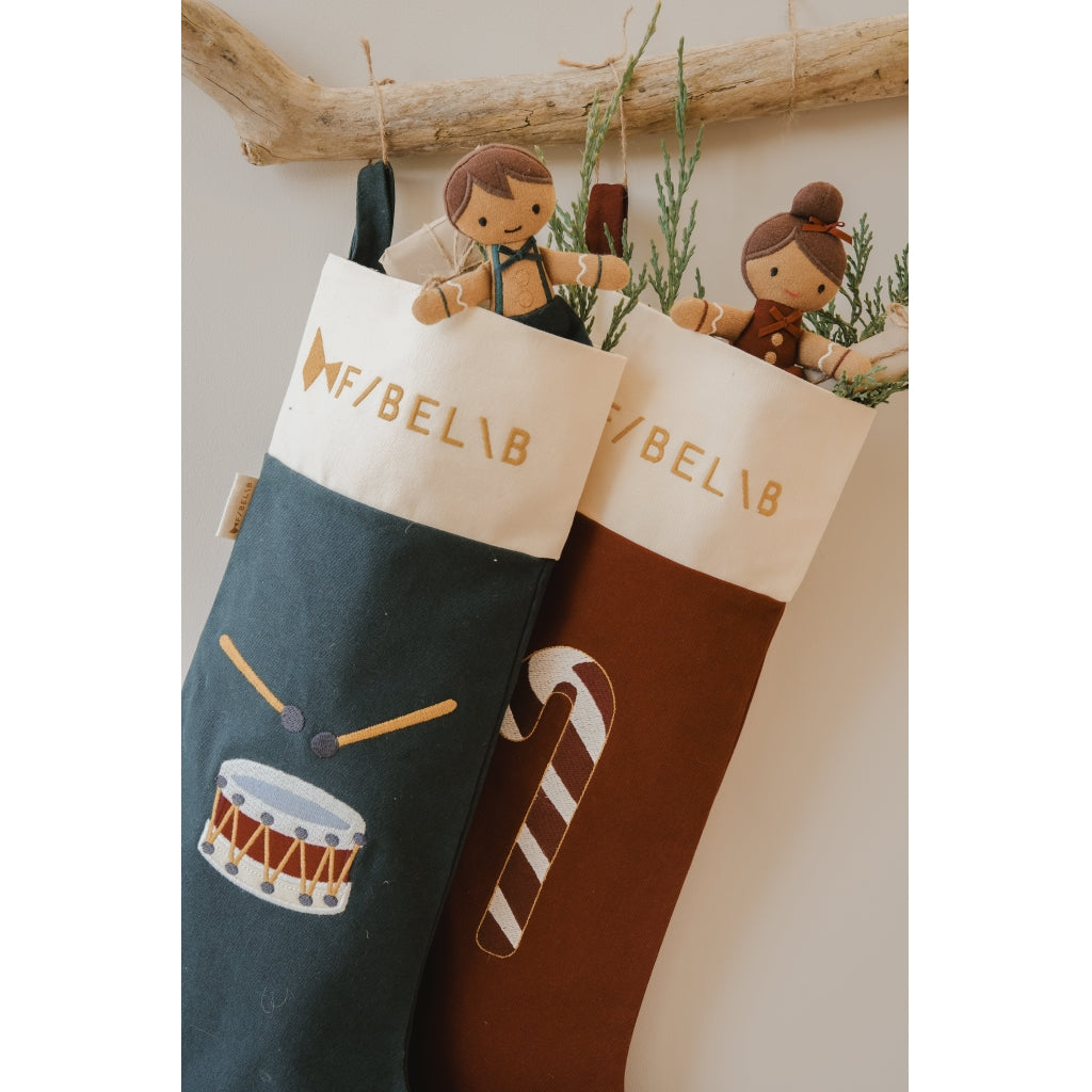 Fabelab Christmas Stocking Green Decoration Ponderose Pine
