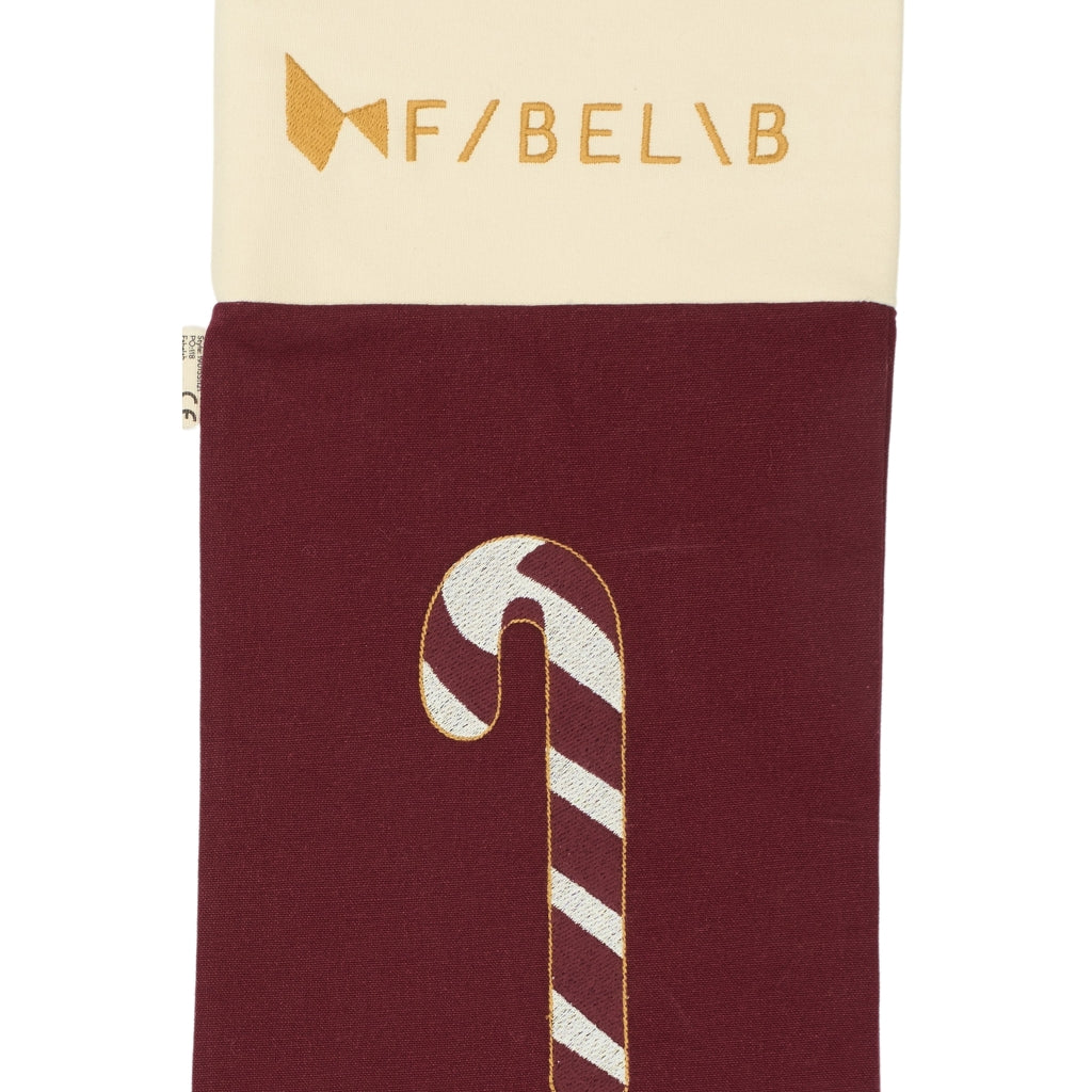 Fabelab Christmas Stocking Red Decoration Cabernet