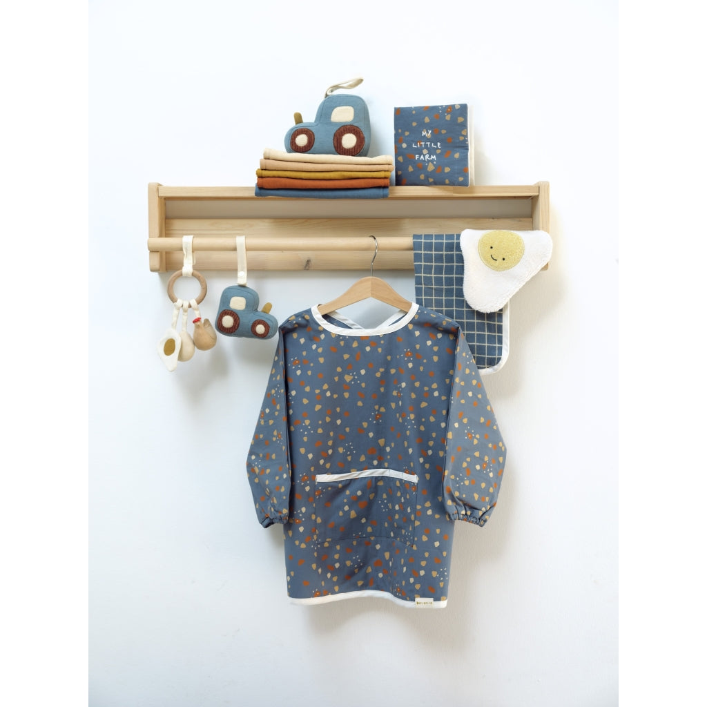 Fabelab Craft Smock - Cobblestone Bibs Blue Spruce