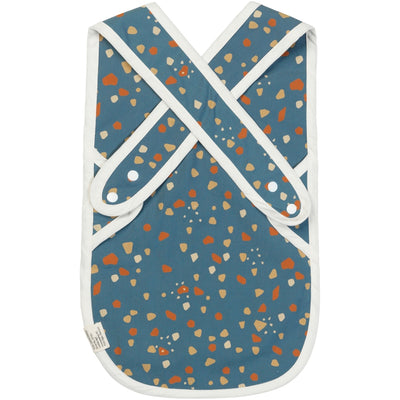 Fabelab Cross Back Bib - Cobblestone Bibs Blue Spruce