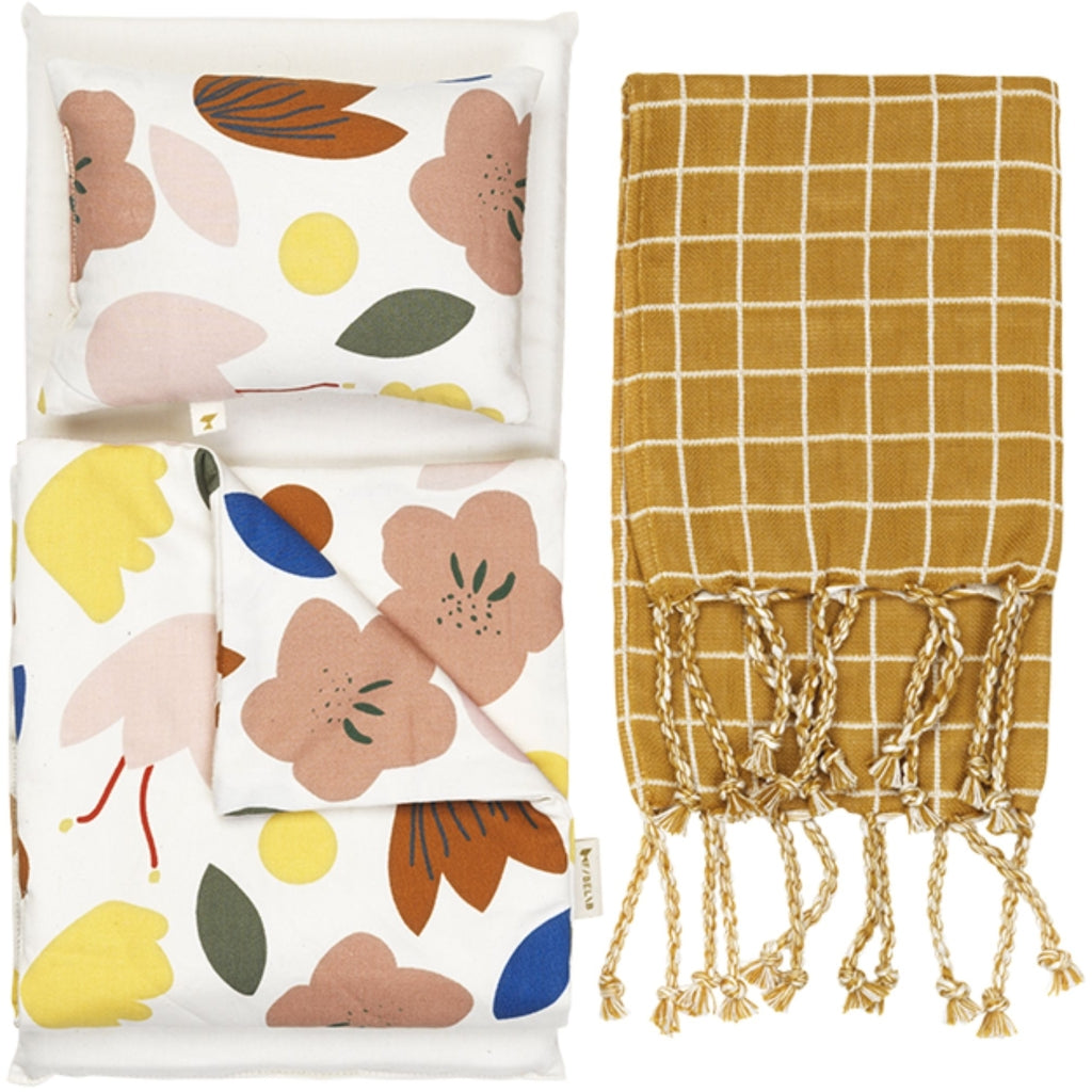 Fabelab Doll Bedding - Mattress set Dolls Multi Print