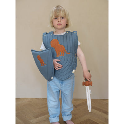 Fabelab Dress-up - Knight Armour Set - Lion Dress-Up & Roleplay Blue Spruce