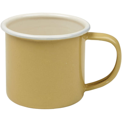 Fabelab Enamel Mug - Pale Yellow - 2 pcs Tableware Pale Yellow