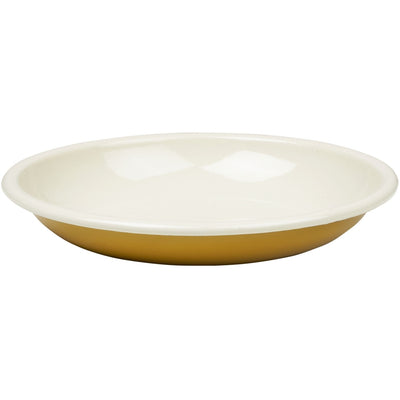 Fabelab Enamel Plate - Ochre - 2 pcs Tableware Ochre