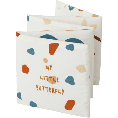 Fabelab Fabric Book - Little Butterfly Baby Toys Natural (unbleached cotton)