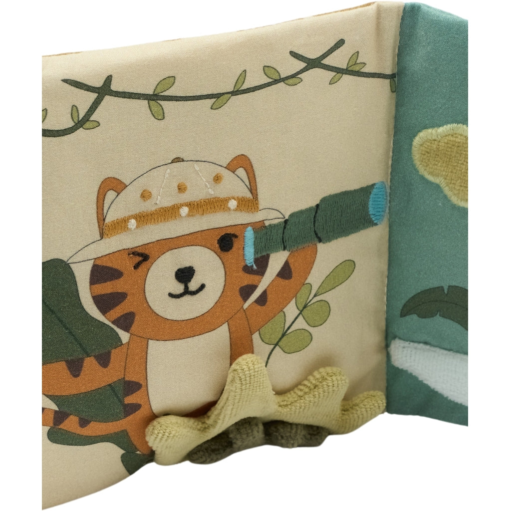 Fabelab Fabric Book - Safari Baby Toys Seedpearl