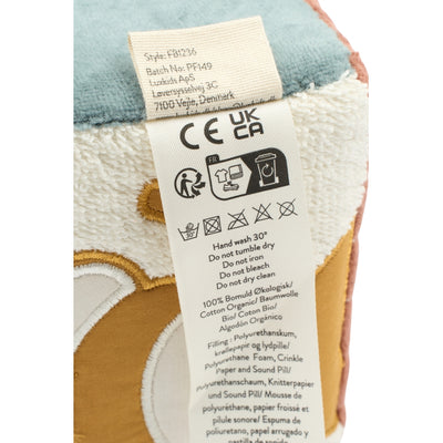 Fabelab Fabric Cube - Bob has feelings Baby Toys Multi Colours