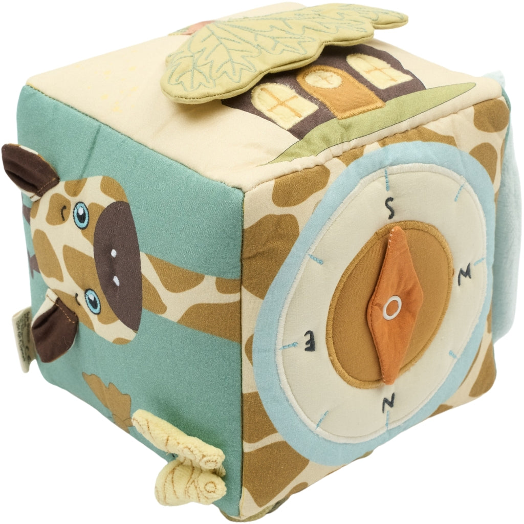 Fabelab Fabric Cube - Safari Baby Toys Seedpearl