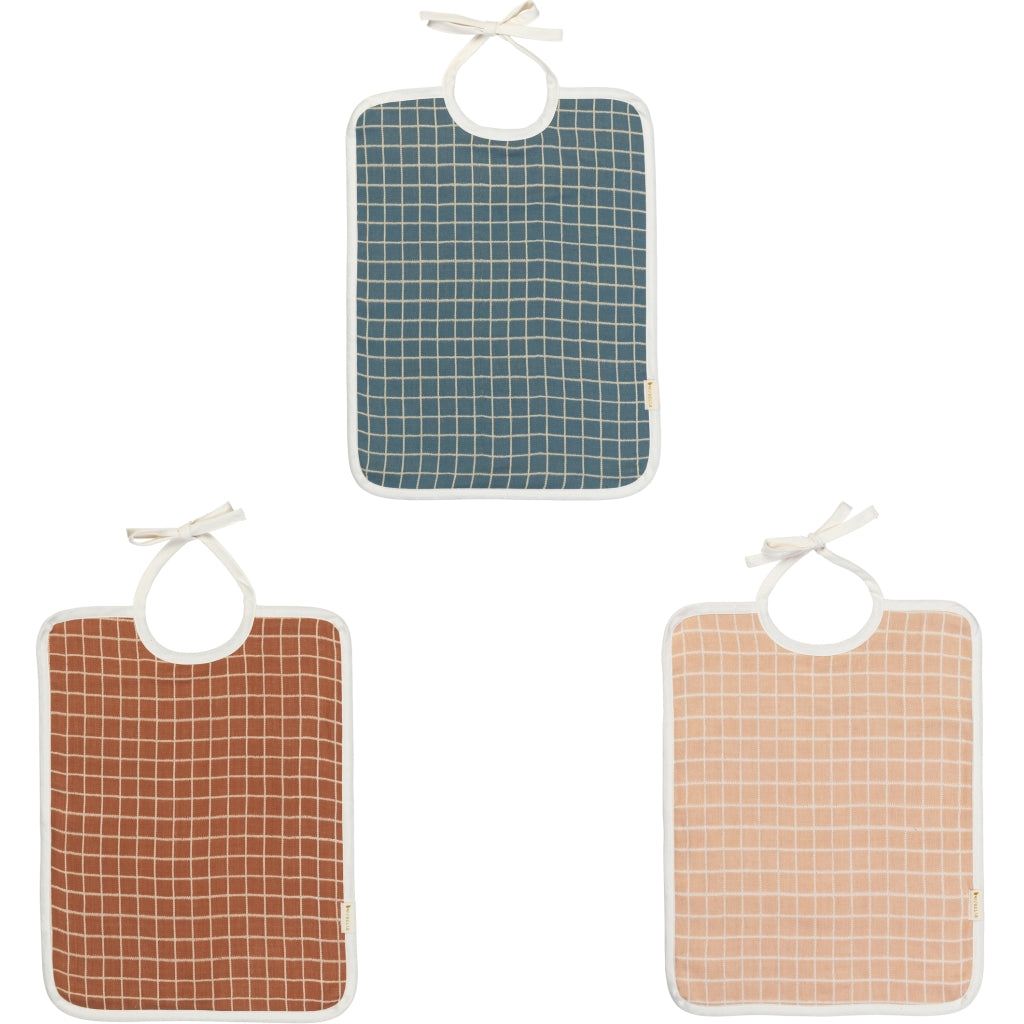 Fabelab Feeding Bib - Grid Bibs
