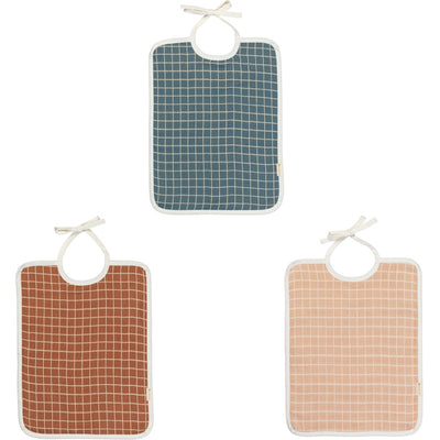 Fabelab Feeding Bib - Grid Bibs