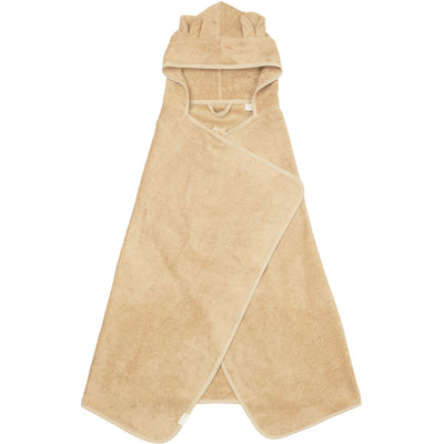 Fabelab Hooded Junior Towel - Bunny - Wheat Bathrobes & Towels Wheat