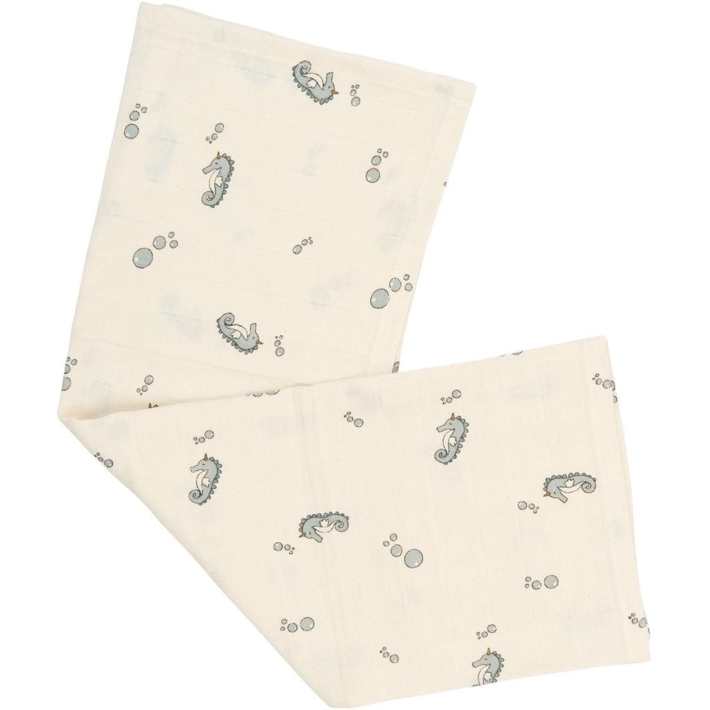 Fabelab Muslin 4-pack - Under The Sea Swaddles & Muslin Cloths Goblin Blue