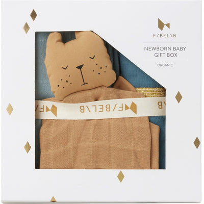 Fabelab Newborn Baby Gift Box - Cottage Blue Mix Cuddles Multi Colours