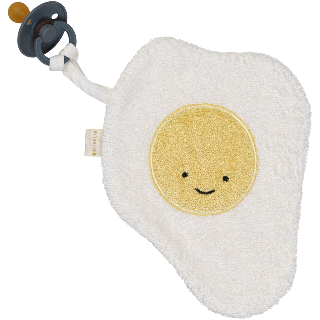 Fabelab Pacifier Cuddle - Egg Cuddles & Comforters & Teethers Natural (unbleached cotton)