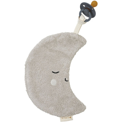 Fabelab Pacifier Cuddle - Moon - Beige Cuddles & Comforters & Teethers Beige
