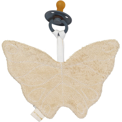 Fabelab Pacifier Cuddle Butterfly Cuddles & Comforters & Teethers Wheat