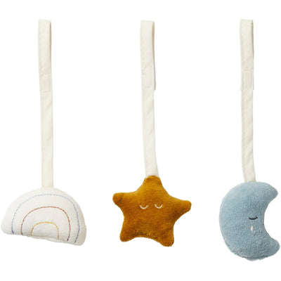 Fabelab Playgym Accessories - Moonbeam - 3 pack Baby Toys Multi Colours