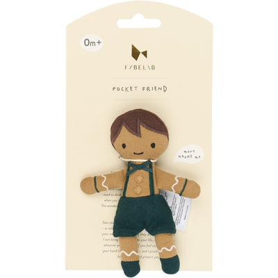 Fabelab Pocket Friend - Gingerbread Boy Dolls Ponderose Pine