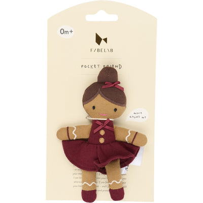 Fabelab Pocket Friend - Gingerbread Girl Dolls Cabernet