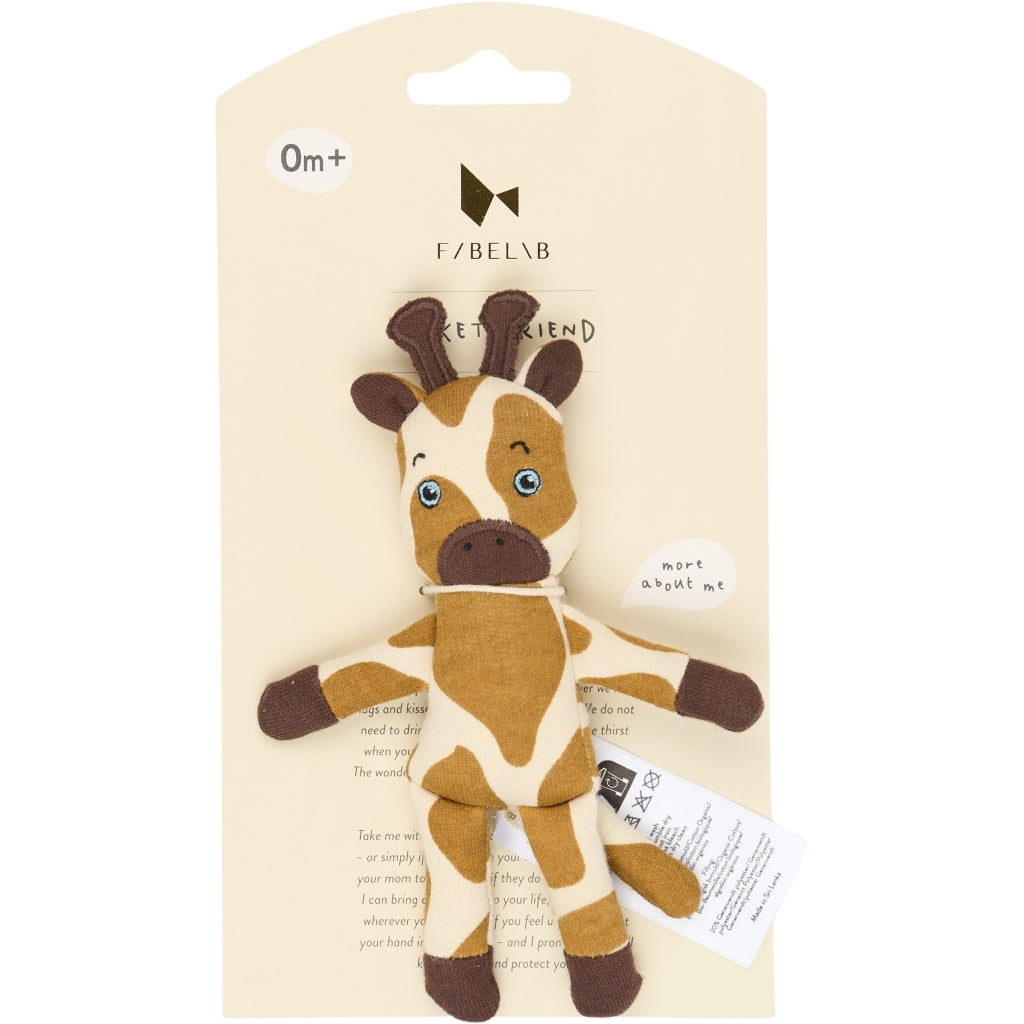 Fabelab Pocket Friend - Giraf Dolls Seedpearl