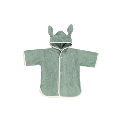 Fabelab Poncho-robe - Baby - Bunny - Eucalyptus Bathrobes & Towels Eucalyptus