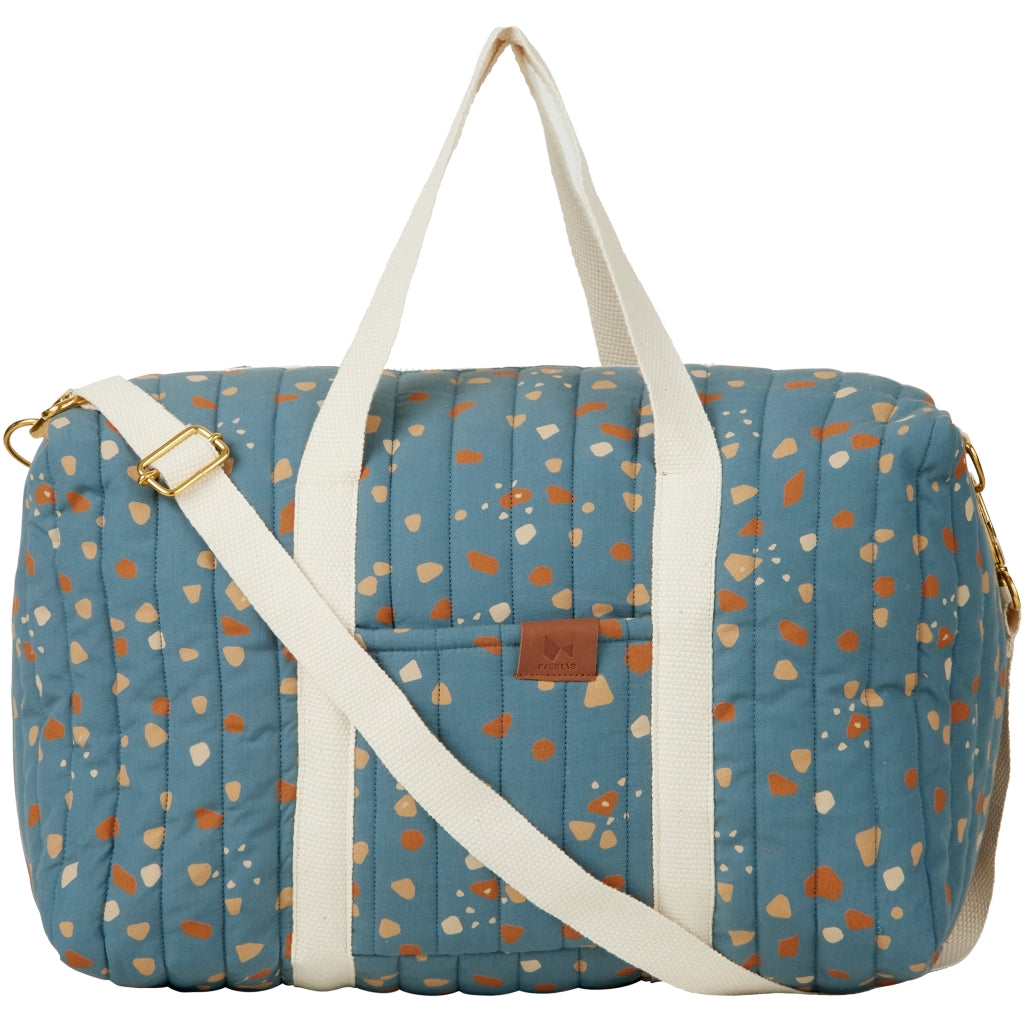 Fabelab Quilted Gym Bag - Small - Cobblestone Bags & Backpacks Blue Spruce