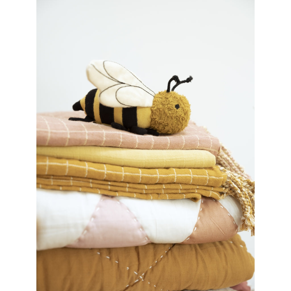 Fabelab Rattle - Bolette Bee Baby Toys Yellow Gold