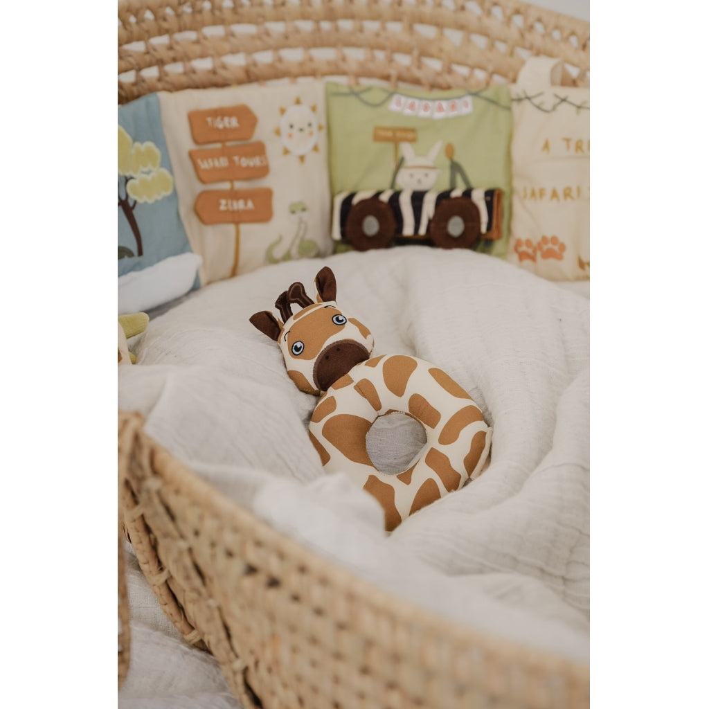 Fabelab Rattle - Giraf Baby Toys Seedpearl