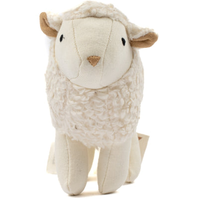 Fabelab Rattle - Sheep Sam Teddies Natural (unbleached cotton)