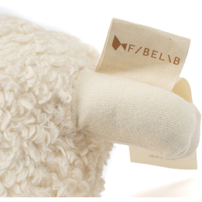 Fabelab Rattle - Sheep Sam Teddies Natural (unbleached cotton)