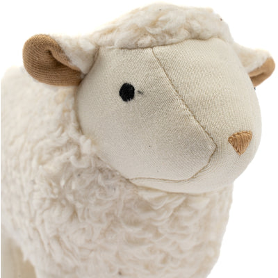 Fabelab Rattle - Sheep Sam Teddies Natural (unbleached cotton)