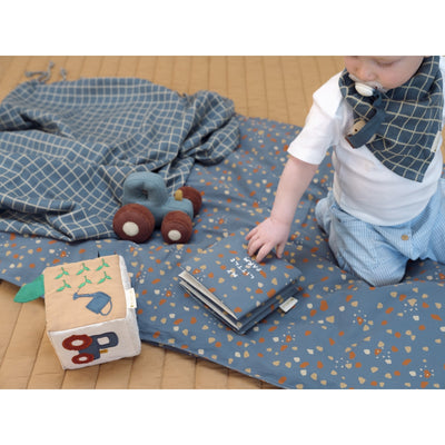 Fabelab Rattle - Tractor Baby Toys Blue Spruce