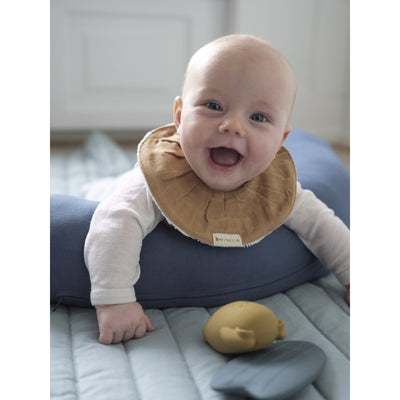 Fabelab Ruffle Bib - Caramel - 2 pack Bibs Caramel