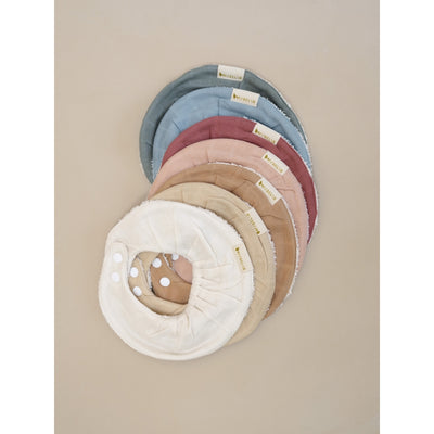 Fabelab Ruffle Bib - Clay - 2 pack Bibs Clay