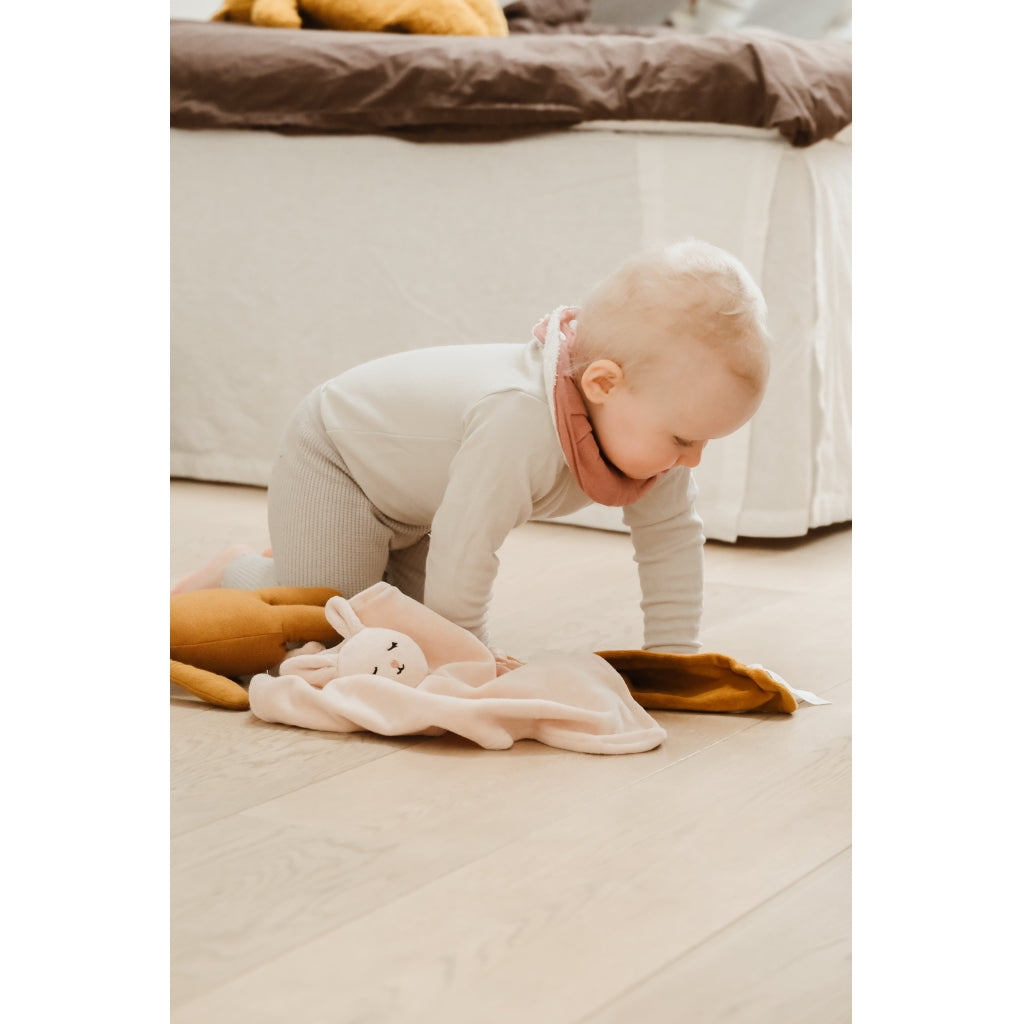 Fabelab Ruffle Bib 3-pack - Into The Garden Bibs Ash Rose