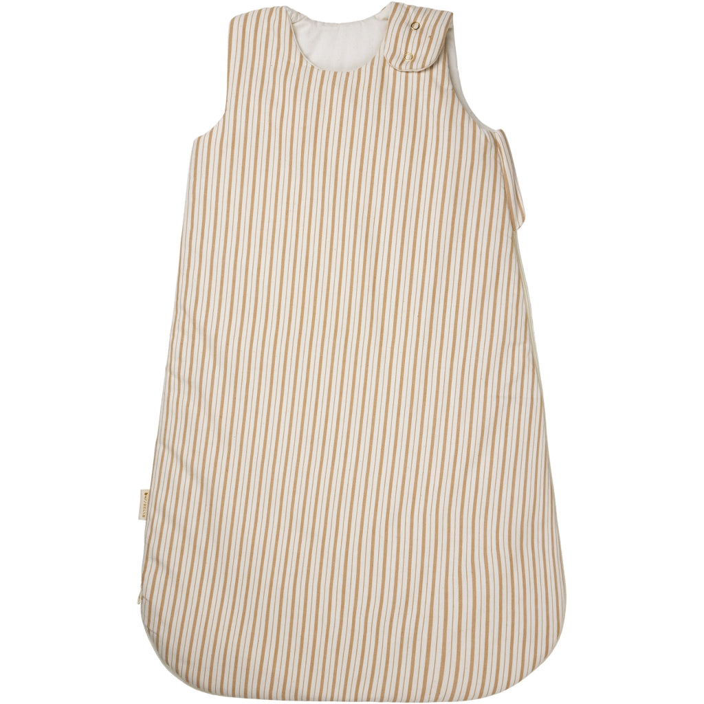 Fabelab Sleeping bag - Caramel Stripes 6-18M Sleeping Bags Natural