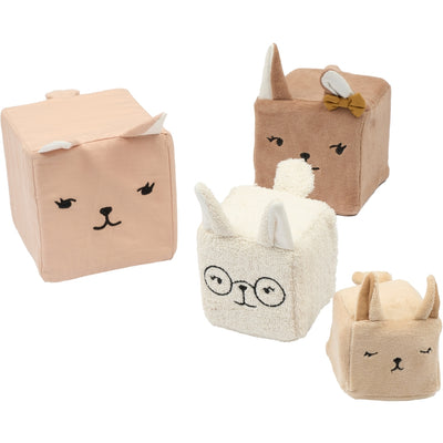 Fabelab Soft Blocks - Bunnies Baby Toys Multi Colours